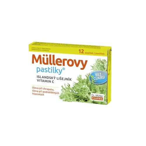 10247_MULLEROVY PASTILKY S ISLANDSKYM LISEJNIKEM A VITAMINEM C BEZ CUKRU 12 KS
